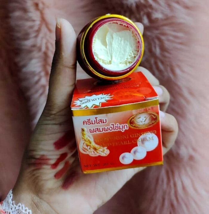 Kim whitening ginseng and pearl cream