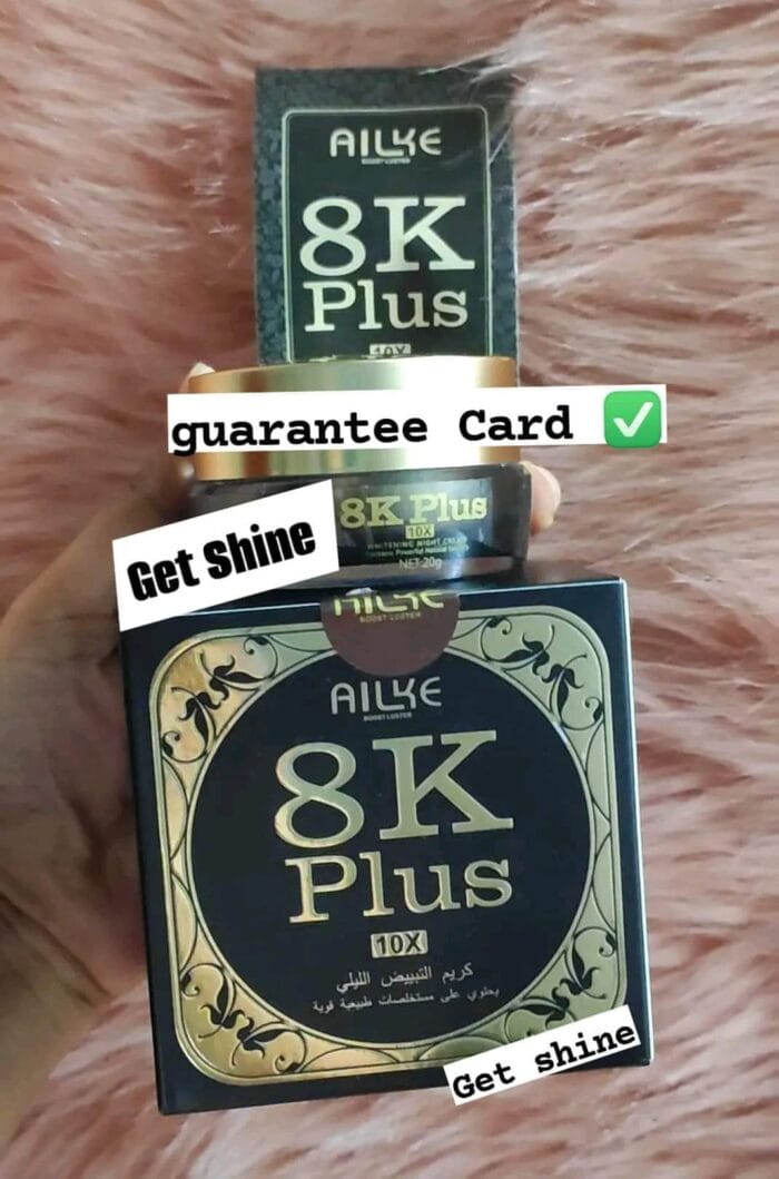 Alike 8k plus 10x whitening night cream