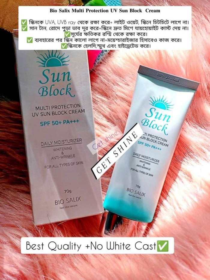 Bio Salix Multi Protection UV Sun Block Cream - Image 2