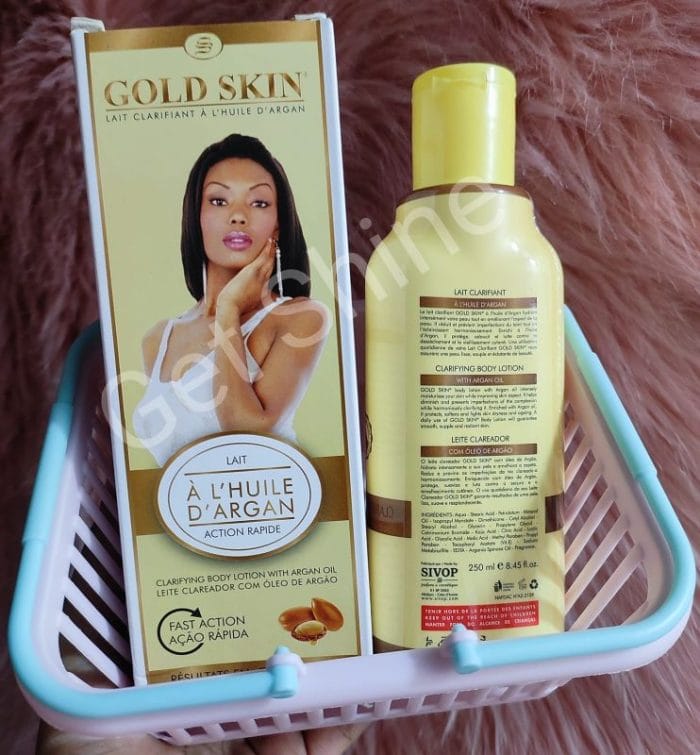 GOLD SKIN Clarifying Body Lotion with Argan Oil