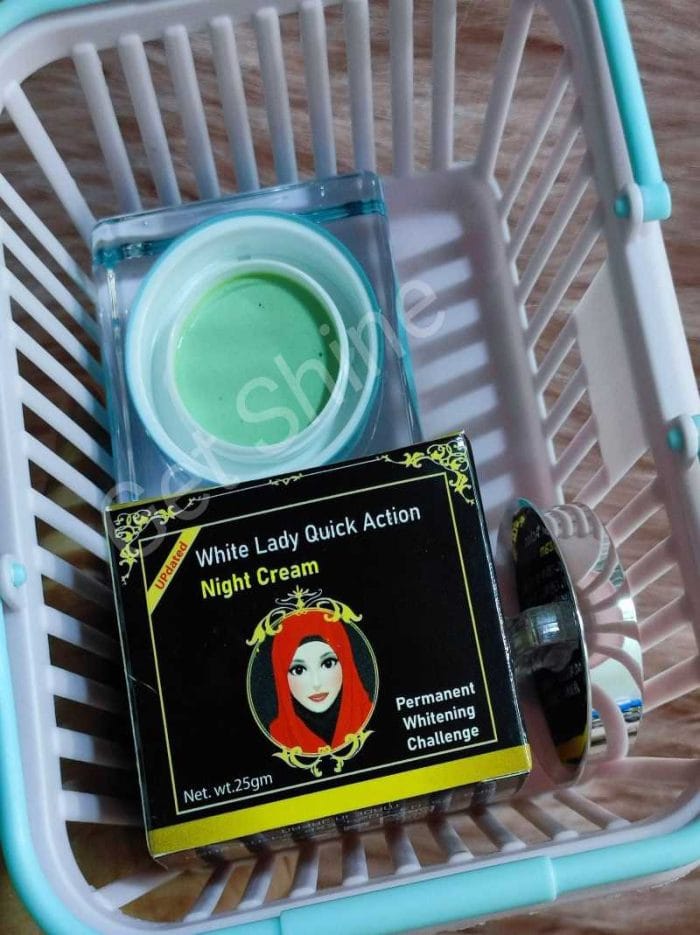 white lady quick action night cream