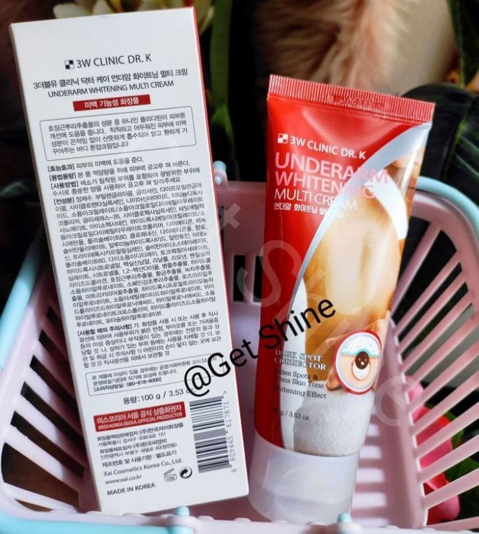 3W Clinic Underarm Whitening Multi Cream