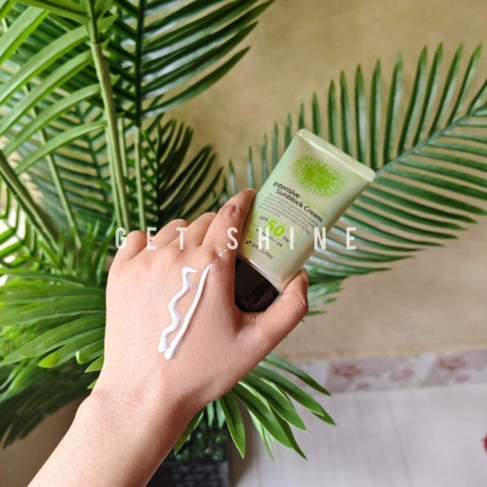 3W Clinic Intensive Green Tea Sunblock Cream