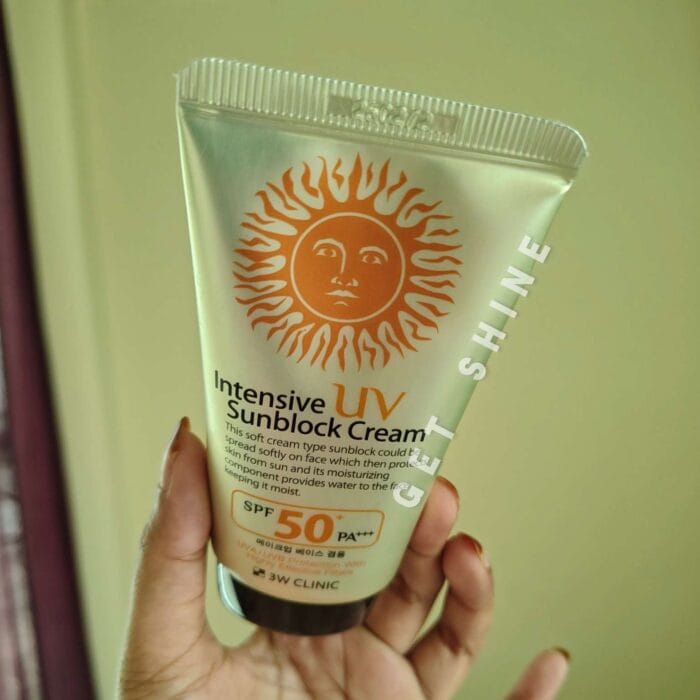 3W Clinic Intensive UV Sunblock Cream SPF 50+ PA+++