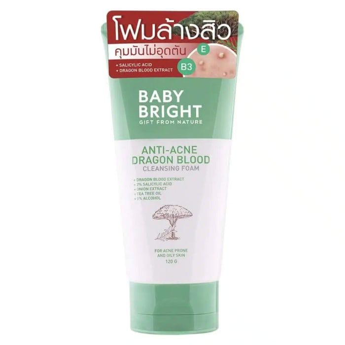 Baby Bright Anti-Acne Dragon Blood Cleansing Foam